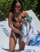 Karrueche Tran in Bikini at Beach in Miami