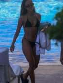 Karrueche Tran in Bikini at Beach in Miami