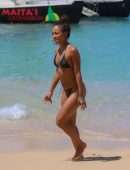 Karrueche Tran in Bikini at Beach in Miami