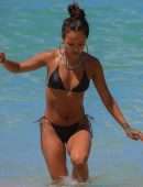 Karrueche Tran in Bikini at Beach in Miami