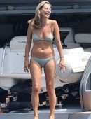 Kate Moss in Bikini on a Yacht in St Tropez