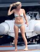 Kate Moss in Bikini on a Yacht in St Tropez