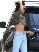Kendall Jenner Braless Underboobs in Los Angeles