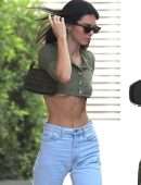 Kendall Jenner Braless Underboobs in Los Angeles