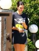 Kendall Jenner Leggy, Out in Beverly Hills