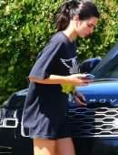 Kendall Jenner Leggy, Out in Beverly Hills