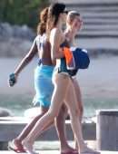 Kendall Jenner in Bikini on a Boat in Jamaica