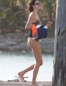 Kendall Jenner in Bikini on a Boat in Jamaica