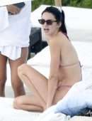 Kendall Jenner in Pink Bikini in Costa Smeralda