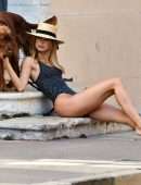 Kimberley Garner Booty in Swimsuit Photoshoot in St Tropez
