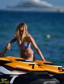 Kimberley Garner Booty in Bikini on the Beach in St Tropez
