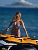 Kimberley Garner Booty in Bikini on the Beach in St Tropez