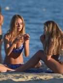 Kimberley Garner Booty in Bikini on the Beach in St Tropez