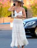 Kimberley Garner Braless Cleavage in St Tropez