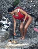 Kourtney Kardashian in Bikini in Portofino