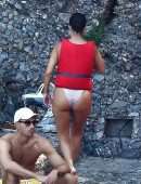 Kourtney Kardashian in Bikini in Portofino