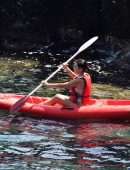 Kourtney Kardashian in Bikini in Portofino