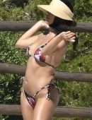 Kourtney Kardashian Big Booty in a Bikini in Sardinia