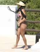 Kourtney Kardashian Big Booty in a Bikini in Sardinia