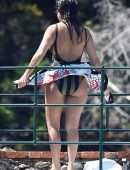 Kourtney Kardashian Booty on Vacation in Portofino