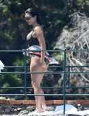 Kourtney Kardashian Booty on Vacation in Portofino