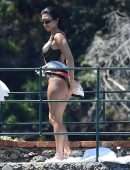 Kourtney Kardashian Booty on Vacation in Portofino