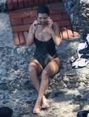 Kourtney Kardashian Booty on Vacation in Portofino