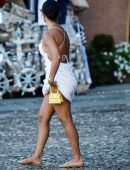 Kourtney Kardashian Out in Portofino