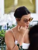 Kourtney Kardashian Out in Portofino