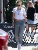 Kristen Stewart in Jeans, Out in Los Angeles