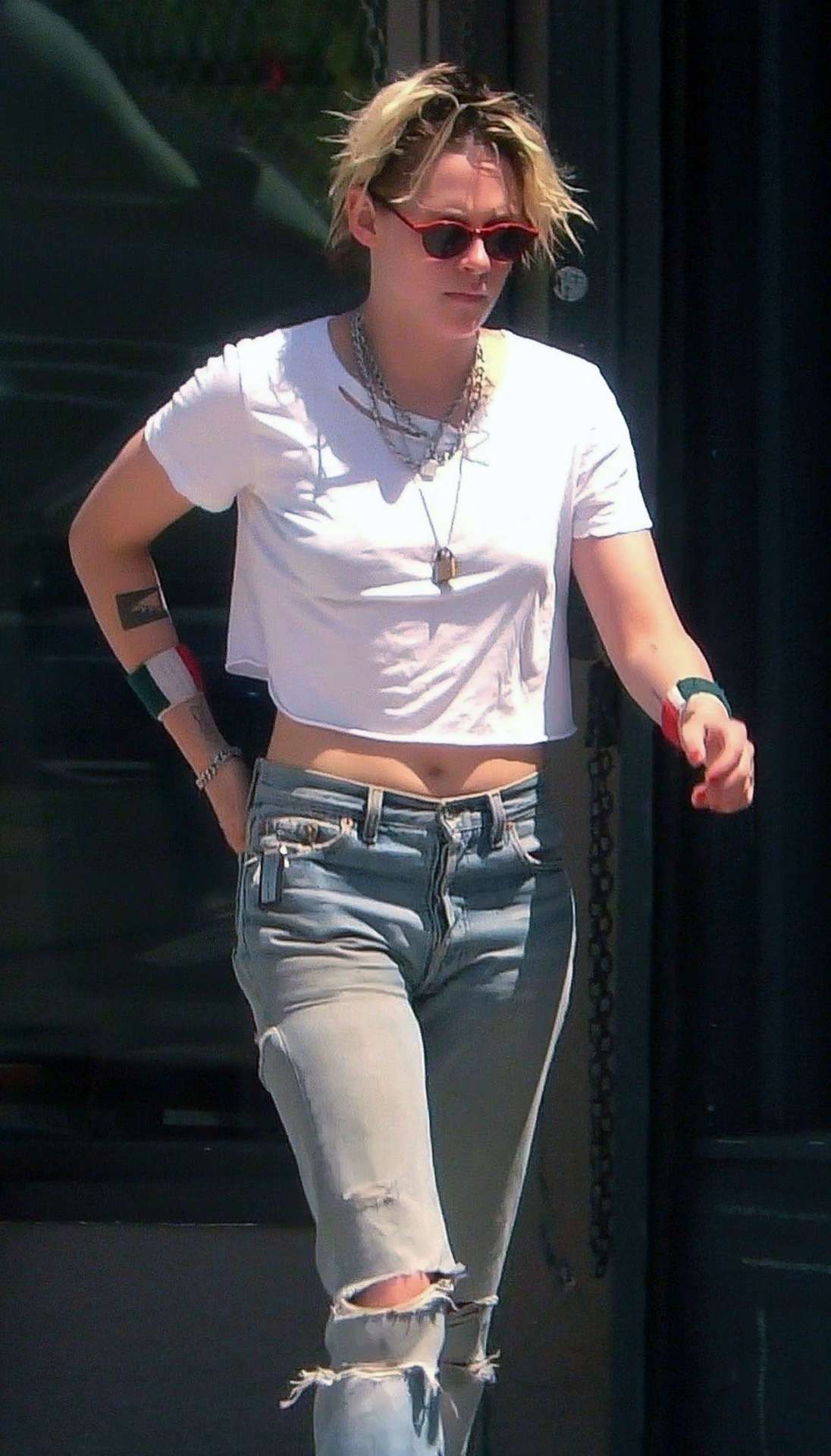 Kristen Stewart in Jeans, Out in Los Angeles