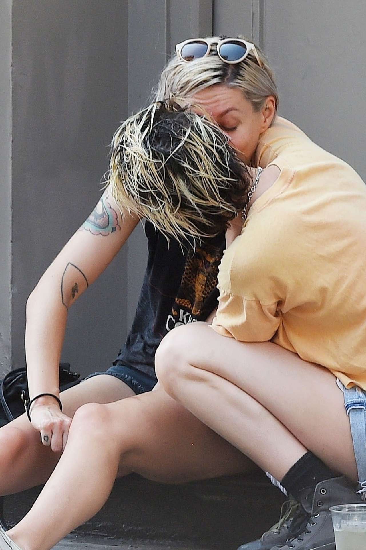 Kristen Stewart Kiss writer Dylan Meyer in NYC