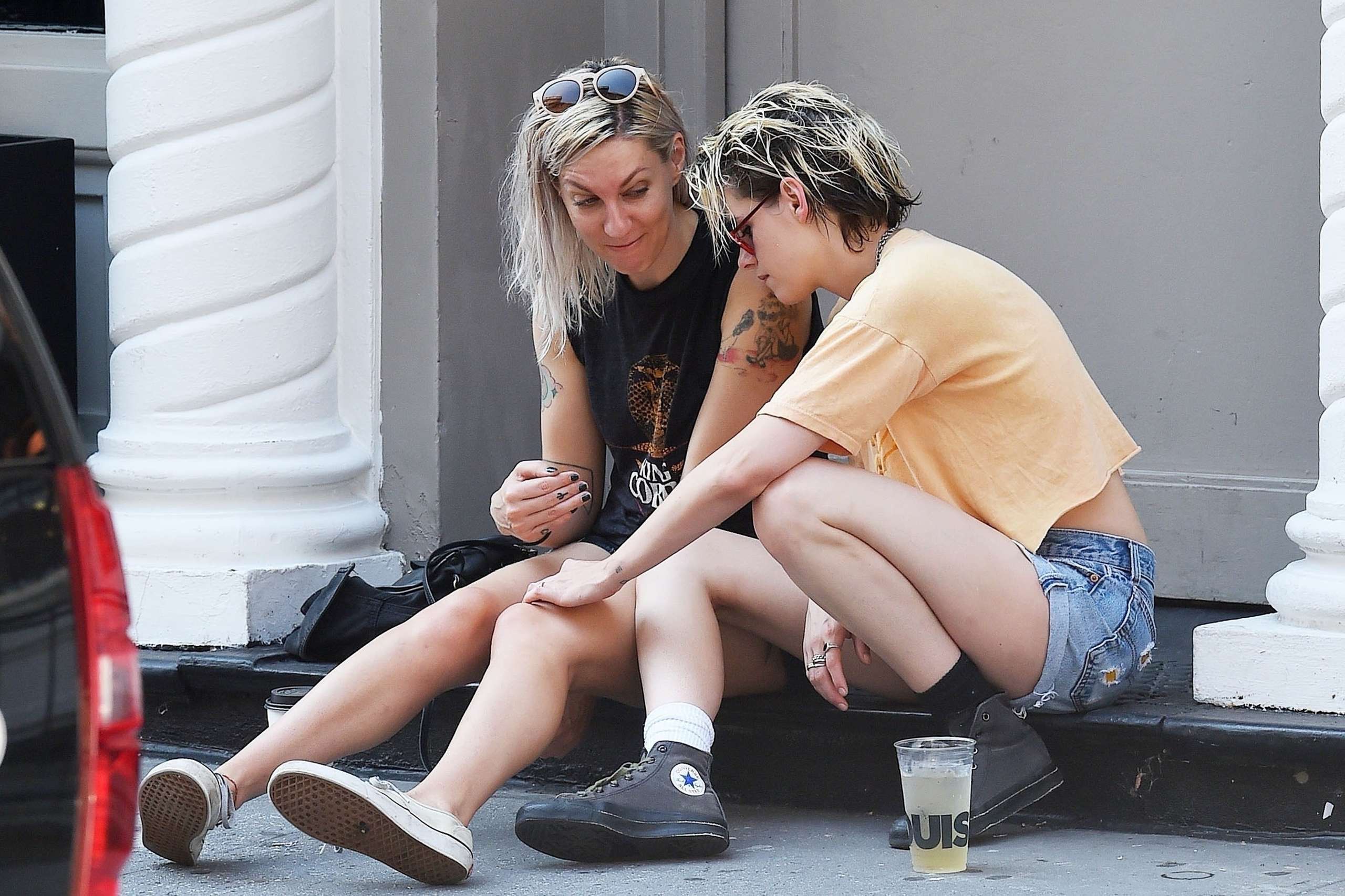 Kristen Stewart Kiss writer Dylan Meyer in NYC