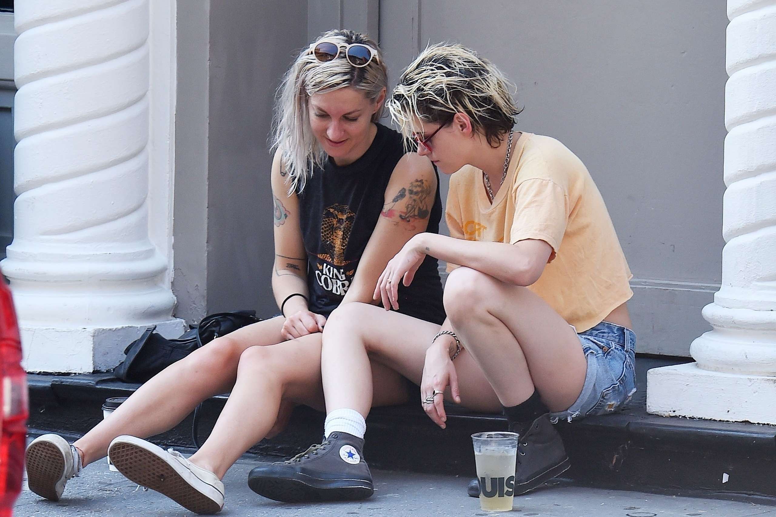 Kristen Stewart Kiss writer Dylan Meyer in NYC