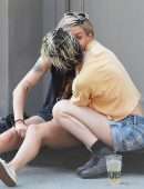 Kristen Stewart Kiss writer Dylan Meyer in NYC
