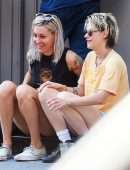 Kristen Stewart Kiss writer Dylan Meyer in NYC