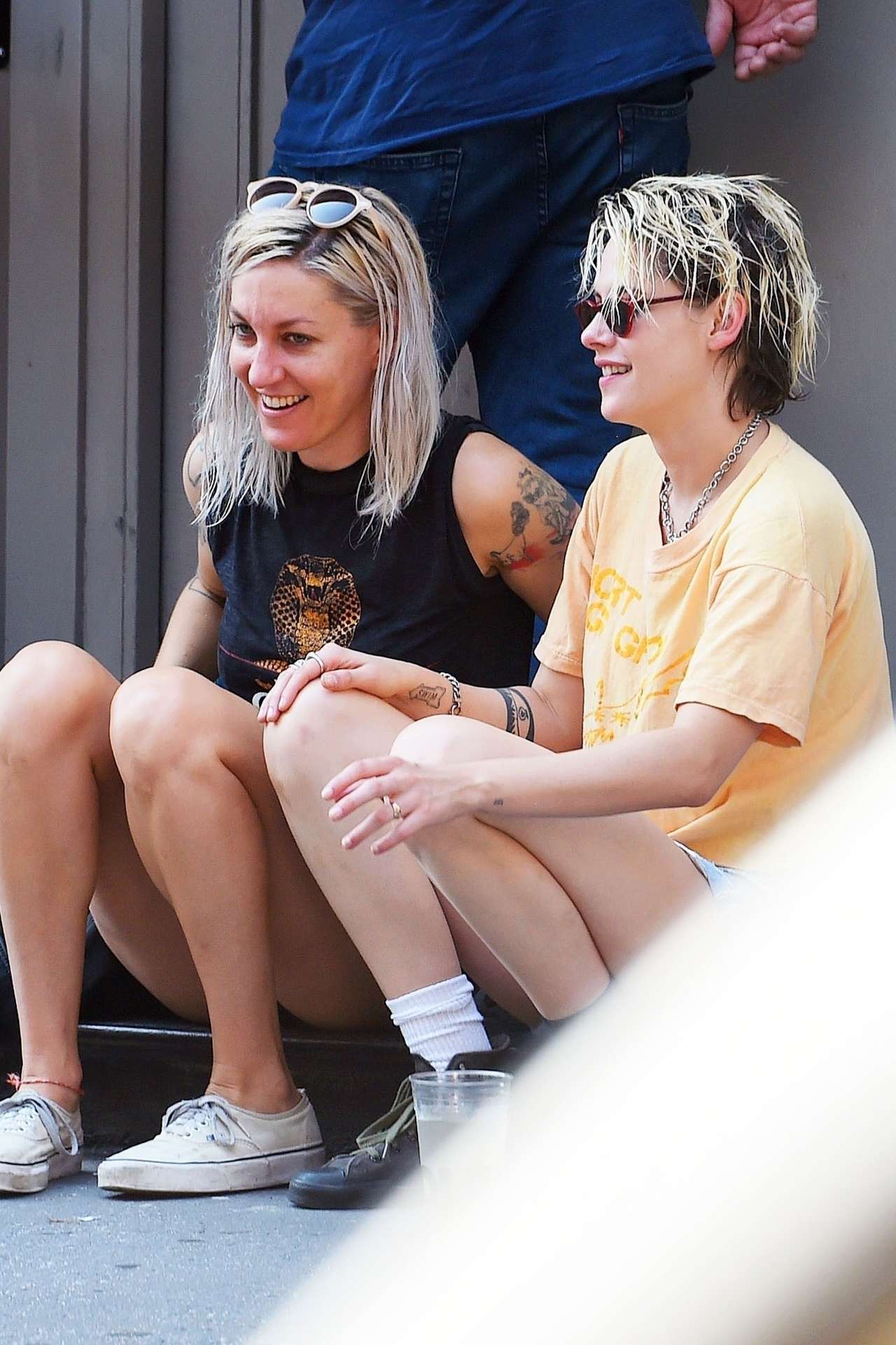 Kristen Stewart Kiss writer Dylan Meyer in NYC