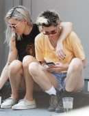 Kristen Stewart Kiss writer Dylan Meyer in NYC