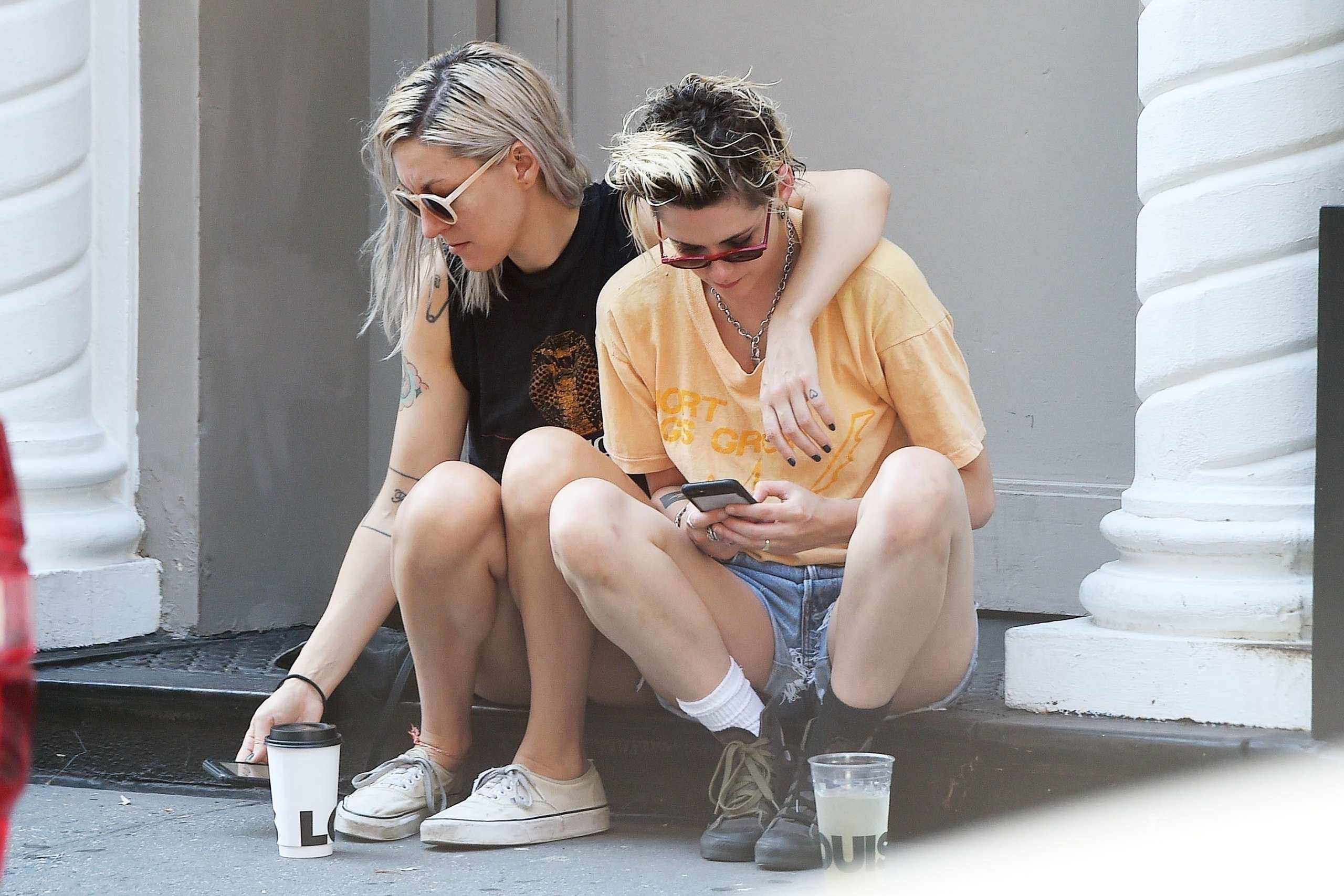 Kristen Stewart Kiss writer Dylan Meyer in NYC