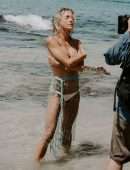 Kristin Cavallari for a Photoshoot at a Beach in Mexico