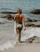 Kristin Cavallari for a Photoshoot at a Beach in Mexico