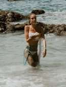 Kristin Cavallari for a Photoshoot at a Beach in Mexico