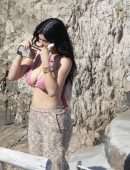 Kylie Jenner in Bikini Top Out in Capri