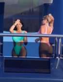 Kylie Jenner Booty in Swimsuit on a Yacht in St Tropez