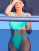 Kylie Jenner Booty in Swimsuit on a Yacht in St Tropez