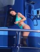 Kylie Jenner Booty in Swimsuit on a Yacht in St Tropez