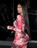 Kylie Jenner Booty in Tight Dress in Las Vegas