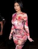 Kylie Jenner Booty in Tight Dress in Las Vegas