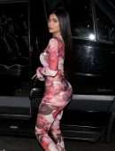 Kylie Jenner Booty in Tight Dress in Las Vegas