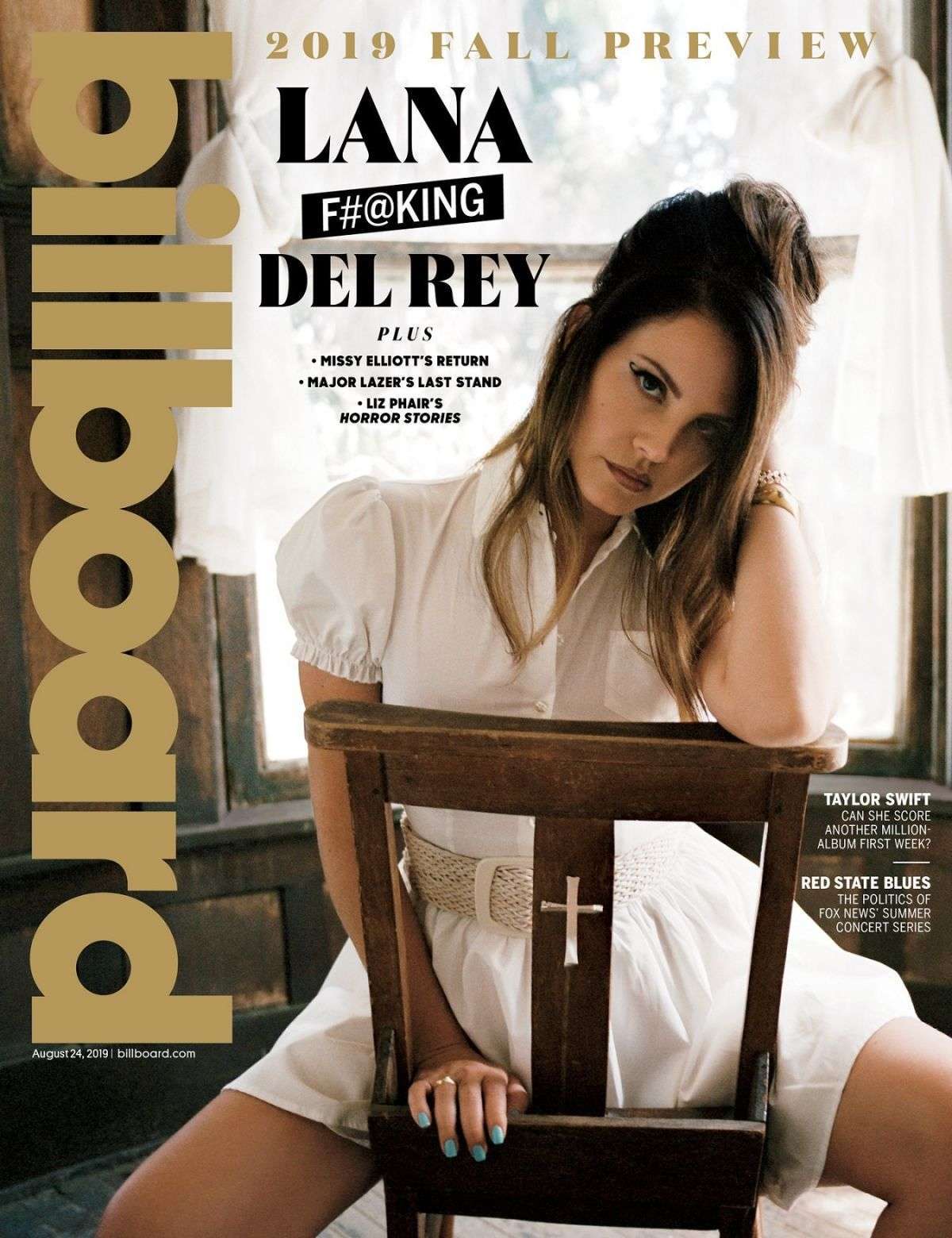 Lana Del Rey in Billboard Magazine - August 2019